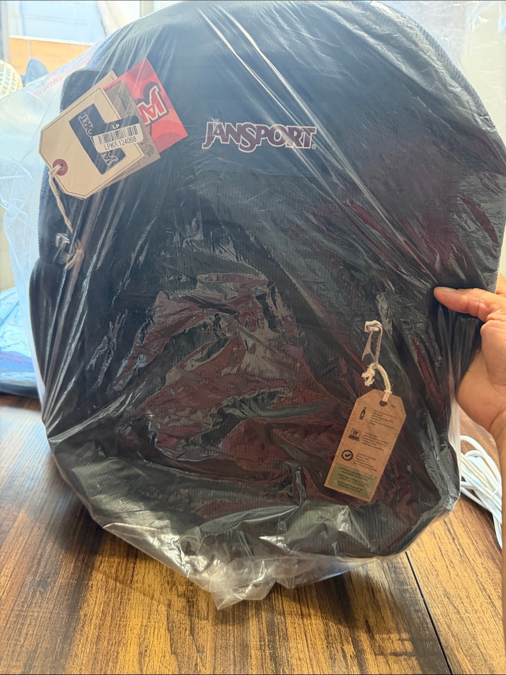 Jansport Backpack Black Corduroy